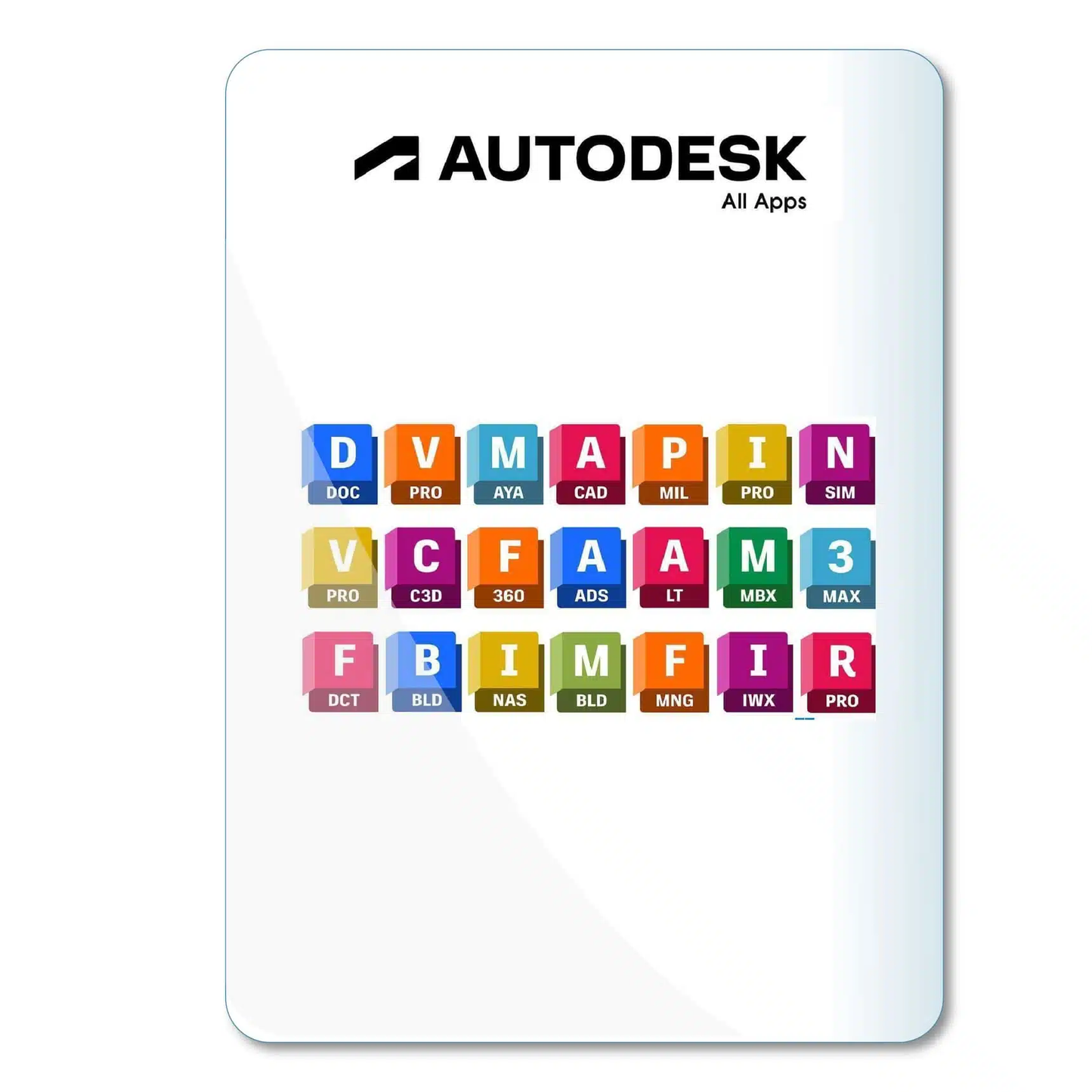 AUTODESK ALL APPS (LICENSE EDUCATION 1 AÑO)