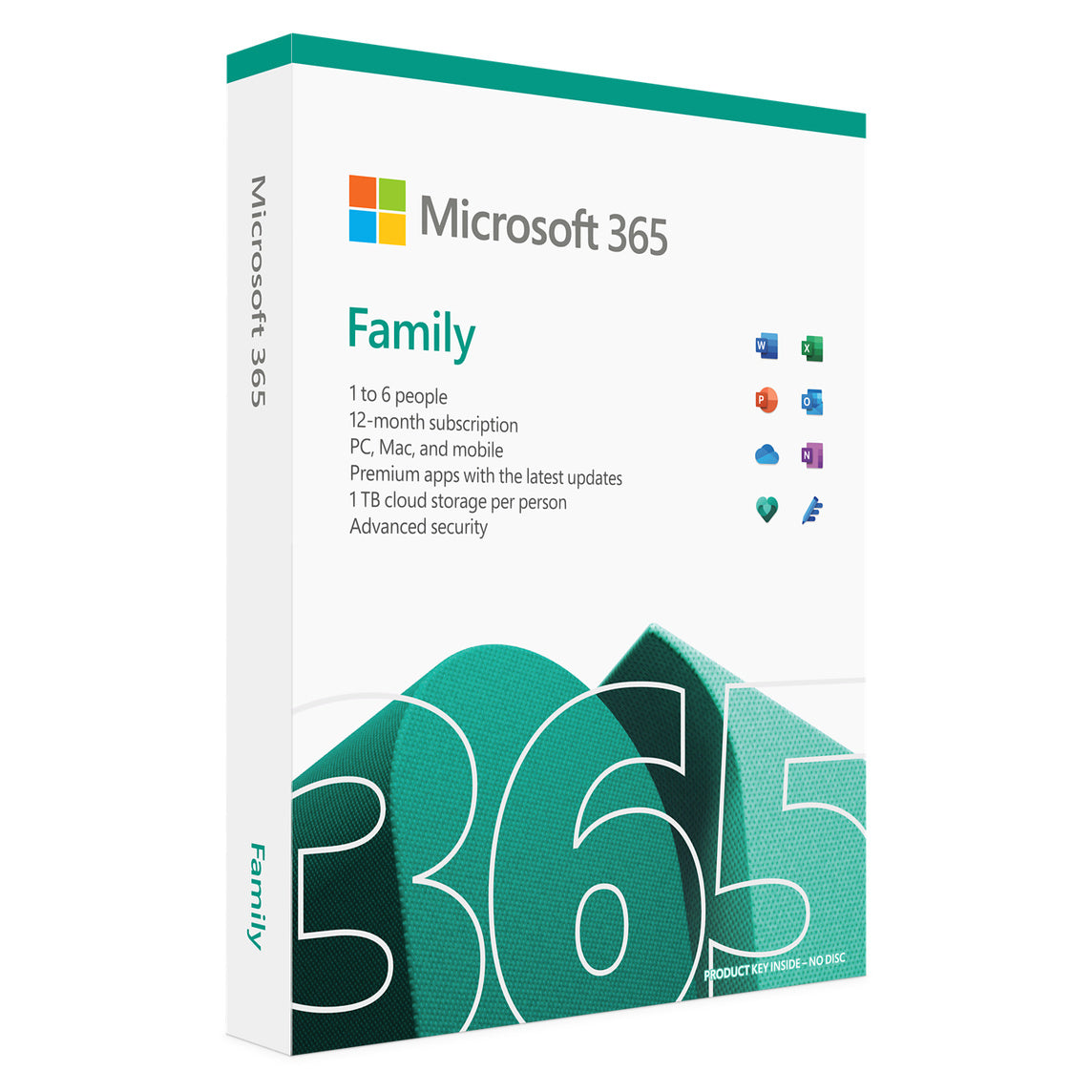 OFFICE 365 FAMILY PLAN USER (1 AÑO, 1 USUARIO, 5 DISPOSITIVOS)