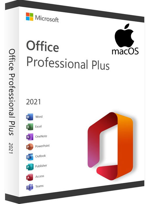 LICENCIA OFFICE PROFESIONAL PLUS 2021 BIND (1 PC) MAC
