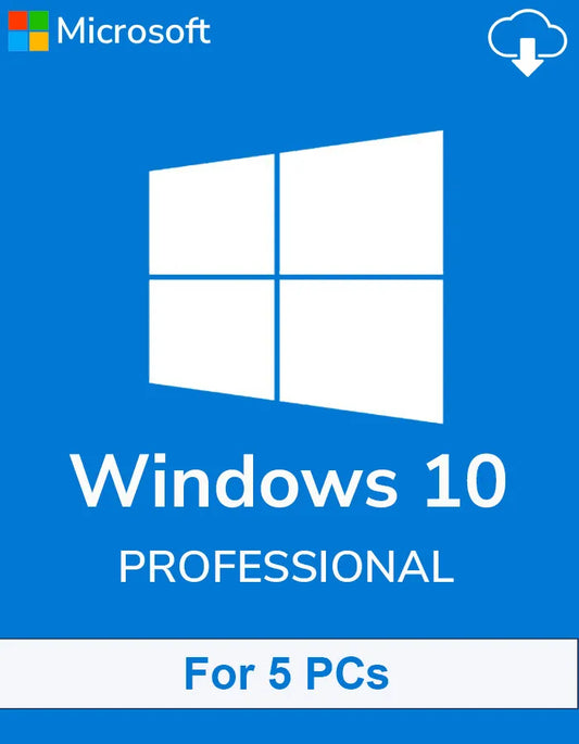 WINDOWS 1O PRO RETAIL (5PCs)